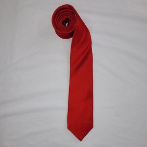 JF J.Ferrar Classic Red Silk Men's Tie